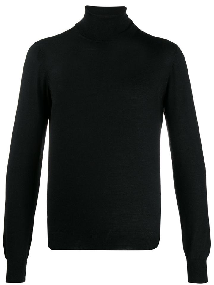 Tagliatore Mike Roll-neck Jumper - Black