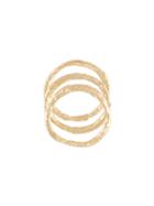Alice Waese 14kt Gold Set Of Stacking Rings - Metallic