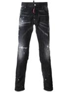 Dsquared2 Cool Guy Distressed Whiskering Jeans - Black