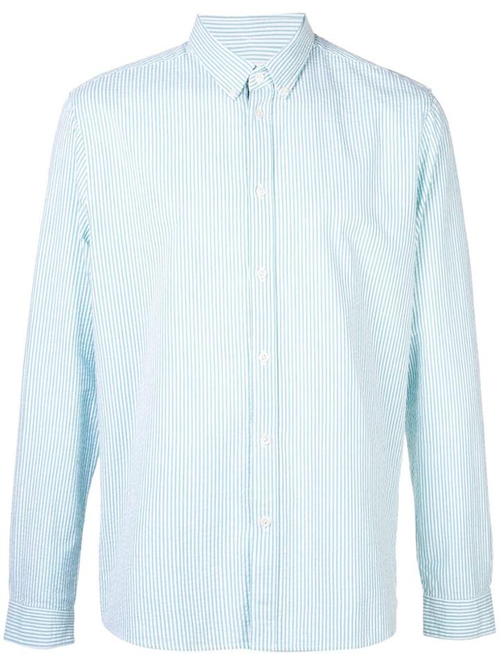 Cuisse De Grenouille Grillon Button Shirt - Green