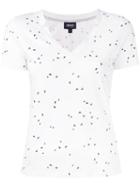 Armani Jeans - Printed T-shirt - Women - Cotton - 40, White, Cotton