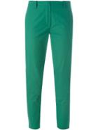 Vanessa Bruno Cropped Trousers, Women's, Size: 40, Green, Cotton/elastodiene