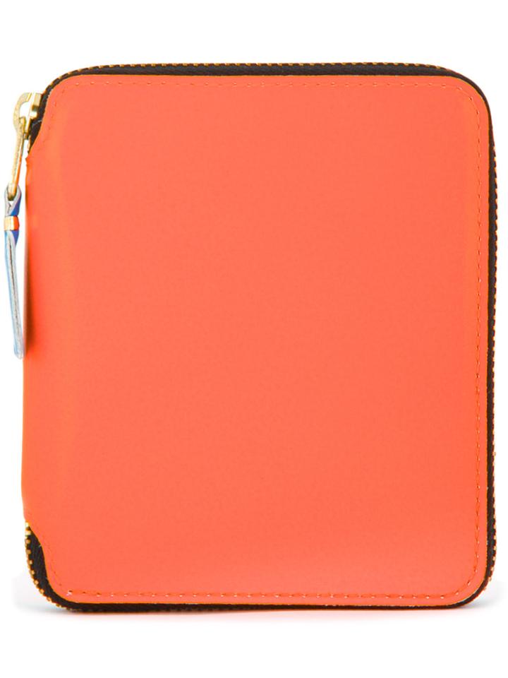 Comme Des Garçons Play All Around Zip Wallet - Yellow & Orange