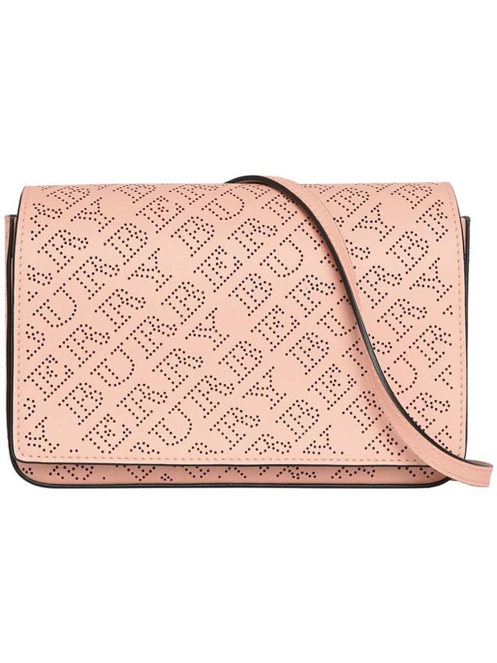 Burberry Perforate Clutch - Pink & Purple