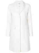 P.a.r.o.s.h. Single Breasted Midi Coat - White