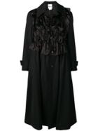 Comme Des Garçons Noir Kei Ninomiya Drawstring Detail Coat - Black