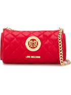 Love Moschino Quilted Barrel Cross Body Bag, Women's, Red, Polyurethane