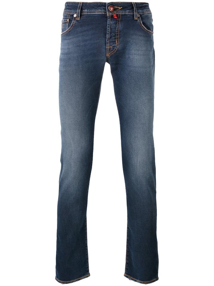 Jacob Cohen Light-wash Skinny Jeans, Men's, Size: 36, Blue, Cotton/polyester/spandex/elastane