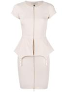 Murmur Fold' Dress, Women's, Size: 38, Nude/neutrals, Viscose/rayon/nylon/spandex/elastane