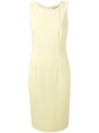 Sleeveless Midi Dress - Women - Spandex/elastane/viscose - 42, Yellow/orange, Spandex/elastane/viscose, D.exterior