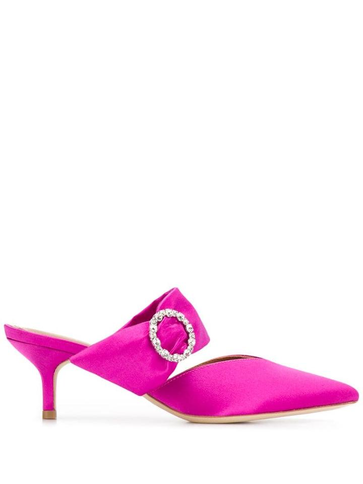Malone Souliers Mules With Buckle Detail - Pink