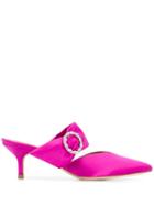 Malone Souliers Mules With Buckle Detail - Pink