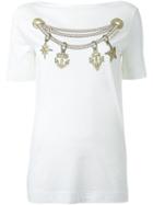 Love Moschino Chain Print T-shirt