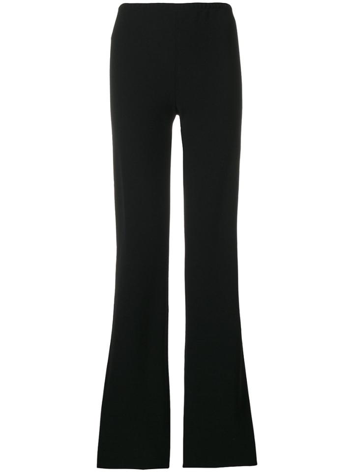 The Row Boot Cut Trousers - Black