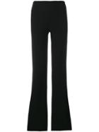 The Row Boot Cut Trousers - Black
