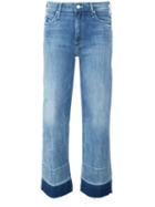 Mother Cropped Jeans, Women's, Size: 25, Blue, Cotton/spandex/elastane