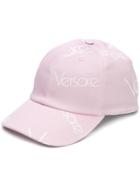 Versace Logo Cap - Pink & Purple