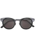 Bottega Veneta Eyewear Intrecciato Embossed Sunglasses, Adult Unisex, Black, Metal (other)/acetate