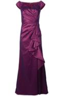 Tadashi Shoji Ruffled Panel Gown - Purple