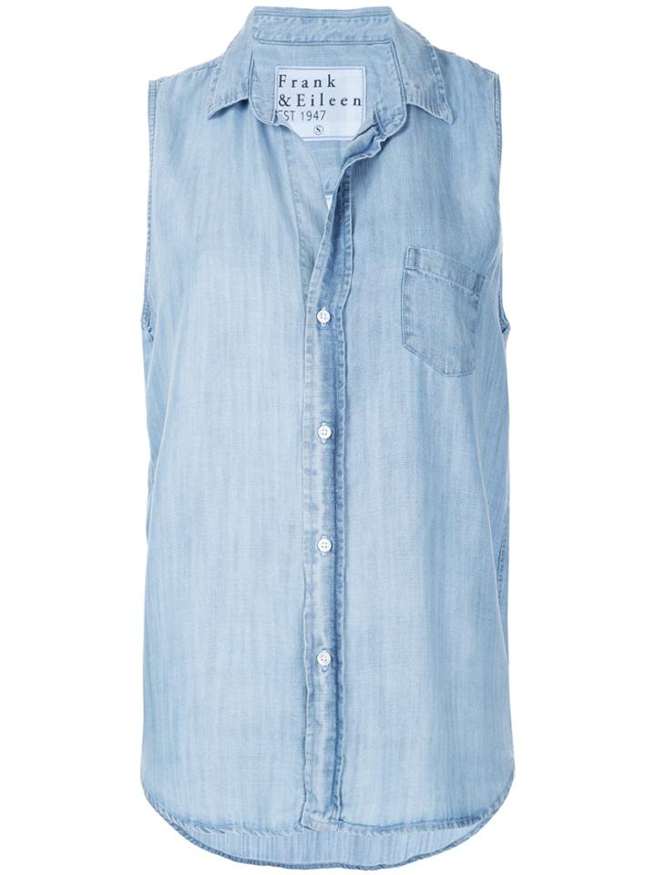 Frank & Eileen Sleeveless Shirt - Blue