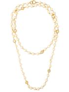 Chanel Vintage Beaded Necklace, Women's, White