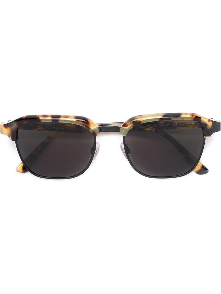 Retrosuperfuture 'gonzo Sol Leone' Sunglasses, Adult Unisex, Brown, Acetate