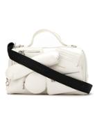 À La Garçonne Multi Pocket Shoulder Bag - White