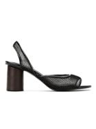 Mara Mac Leather Sandals - Black