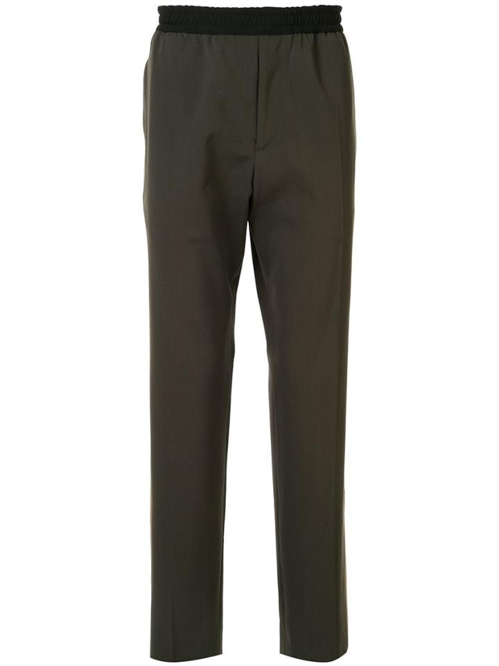 Joseph Eza Straight Leg Trousers - Green