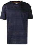 Paul Smith Patterned Stripe T-shirt - Blue