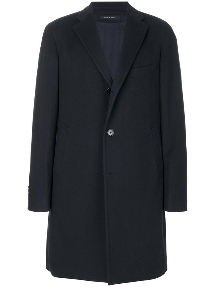 Tagliatore Virgin Wool And Cashmere - Blue