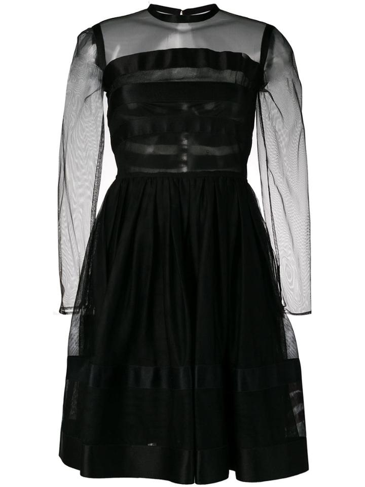 Chanel Vintage 1990's Fit-and-flare Dress - Black