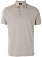 Zanone - Classic Polo Shirt - Men - Cotton - 48, Nude/neutrals, Cotton