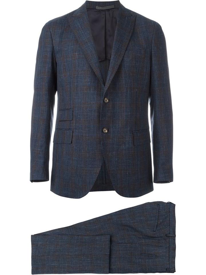Eleventy Checked Suit