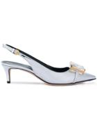 Marco De Vincenzo Embellished Strappy Pumps - Metallic