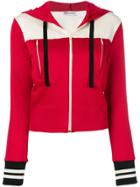 Red Valentino Two-tone Hooded Jacket