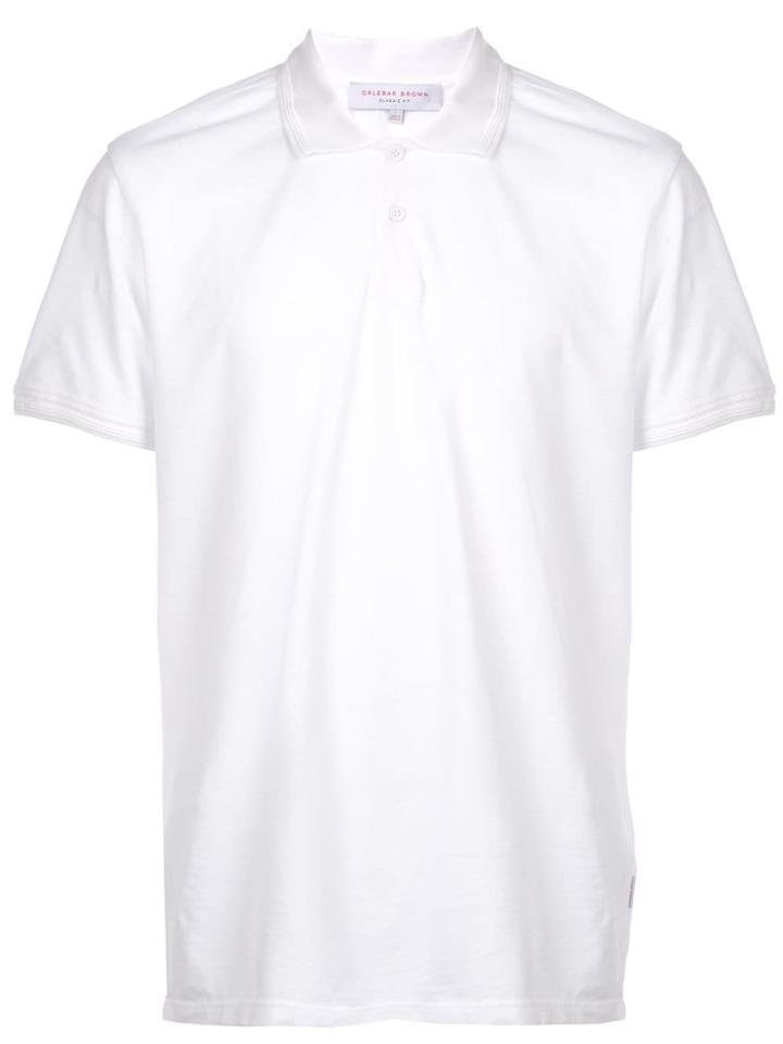Orlebar Brown Shortsleeved Polo Shirt - White