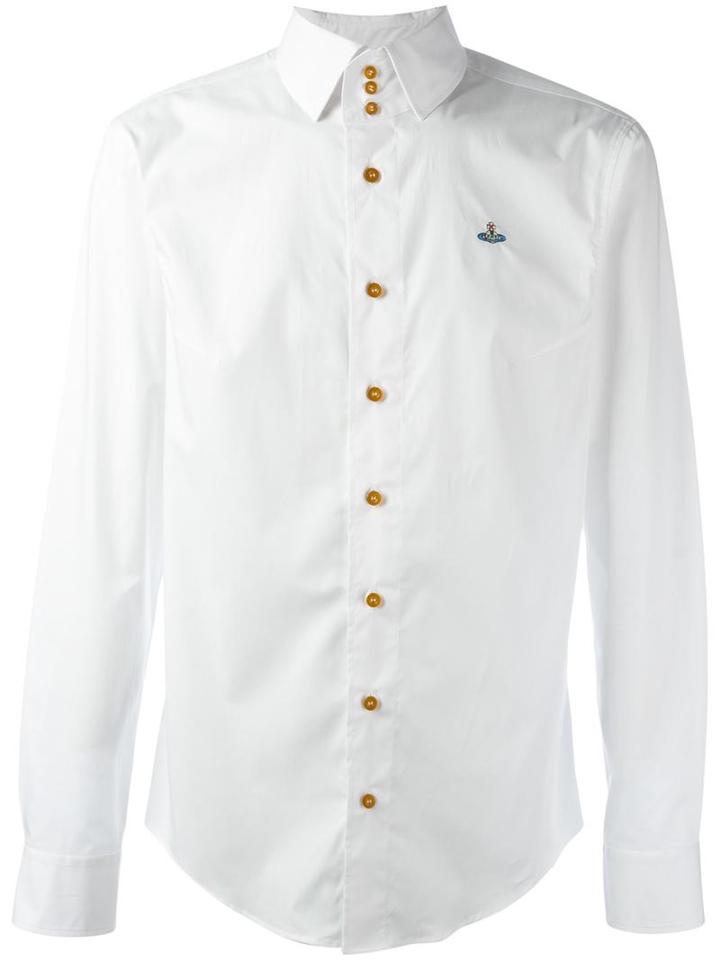 Vivienne Westwood Man 'krall' Shirt, Men's, Size: 48, White, Cotton/spandex/elastane