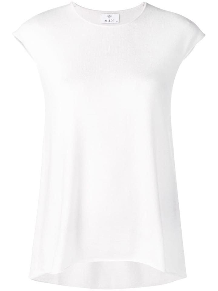 Allude Knitted Top - White