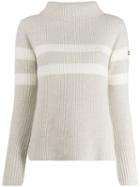Barbour Stripe Detail Knit Jumper - Neutrals
