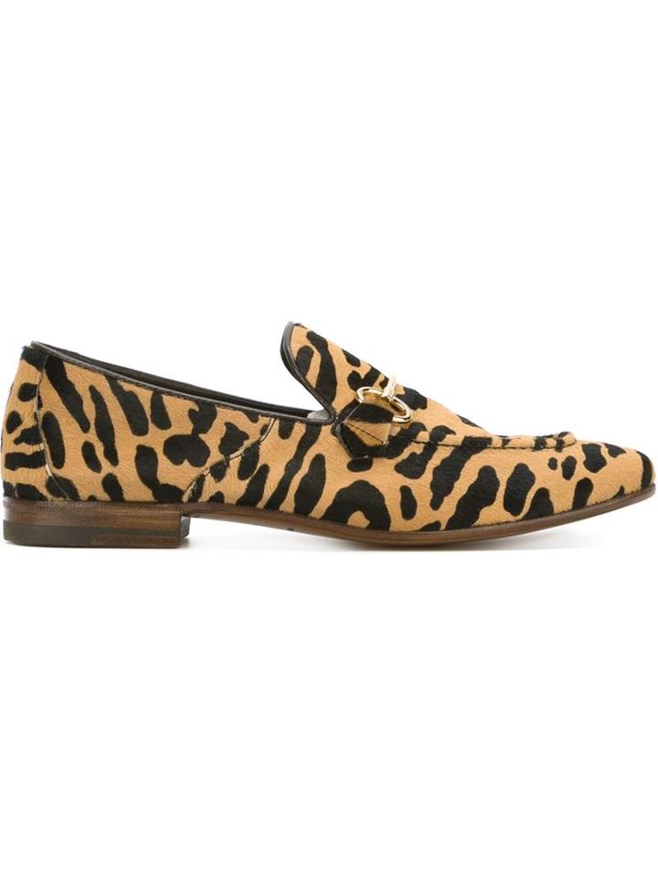 Henderson Baracco Animal Print Loafers