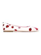 Giamba Lip Print Ballerinas