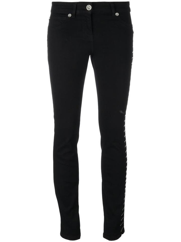Versus Skinny Jeans, Women's, Size: 26, Black, Cotton/spandex/elastane