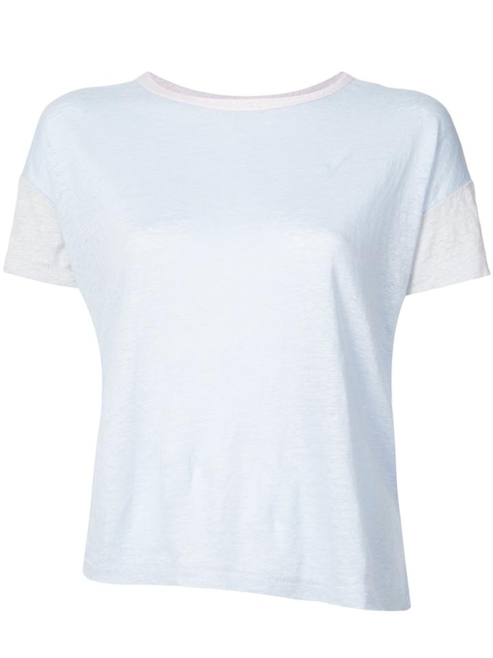 Rag & Bone Payton Colour Block T-shirt - Blue
