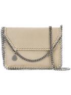 Stella Mccartney - Falabella Shaggy Deer Tiny Fold Over Tote - Women - Artificial Leather - One Size, Nude/neutrals, Artificial Leather