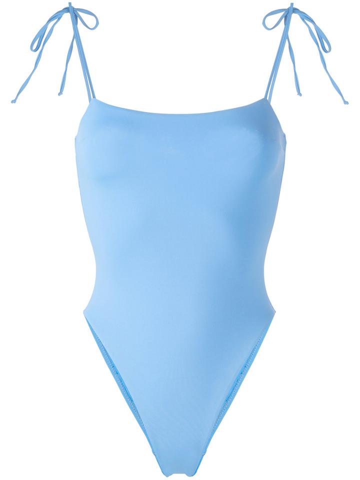 Sian Swimwear - Naomi Swimsuit - Women - Polyamide/spandex/elastane - L, Blue, Polyamide/spandex/elastane