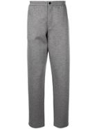 Giorgio Armani Press Stud Sweat Pants - Grey