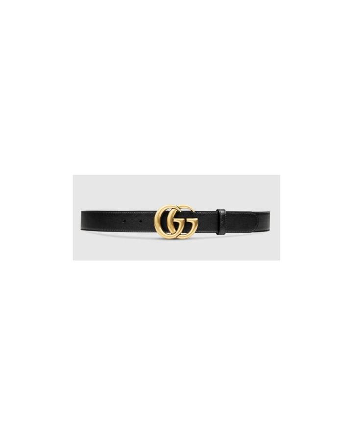 Fashion Concierge Vip Gucci - Leather Belt With Double G Buckle 3cm