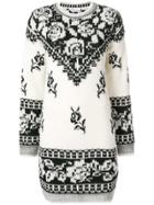 Red Valentino Rose Intarsia Jumper - Nude & Neutrals