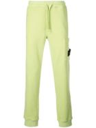 Stone Island Panelled Jogging Trousers - Green
